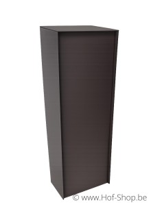 Dropbox Small Back Door ONZO-coleur Espresso Black - pakketbus aluminium - ONZO boîte à colis aluminium