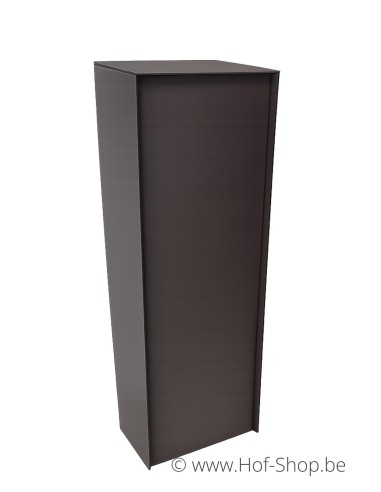 Dropbox Small Back Door ONZO-coleur Espresso Black - pakketbus aluminium - ONZO boîte à colis aluminium