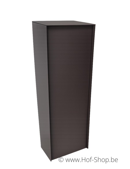 Dropbox Small Back Door ONZO-coleur Espresso Black - pakketbus aluminium - ONZO boîte à colis aluminium