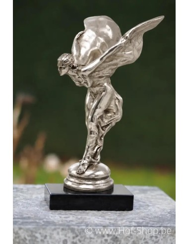 Spirit Of Ecstasy Zilver - sculpture en bronze (BS4186S)