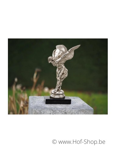 Spirit Of Ecstasy Zilver - sculpture en bronze (BS4186S)