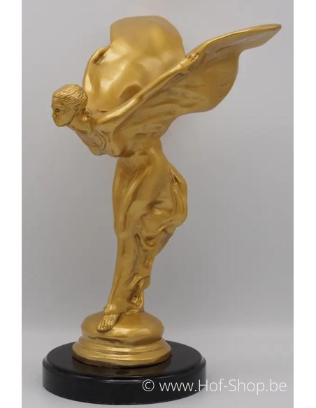 Spirit Of Ecstasy goud - sculpture en bronze (BS4187G)