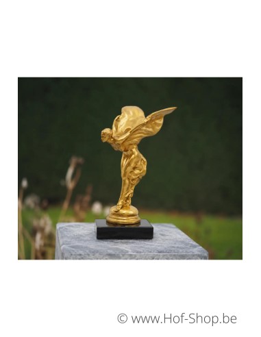Spirit Of Ecstasy goud - sculpture en bronze (BS4187G)