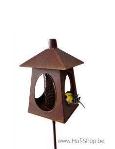 Tuteur Mangeoire à Oiseaux - figurine en métal Ecorouille (MD17022)