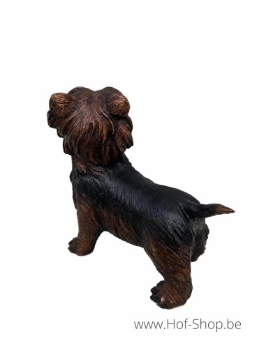 Yorkshire Terrier - statue en bronze (B98010)