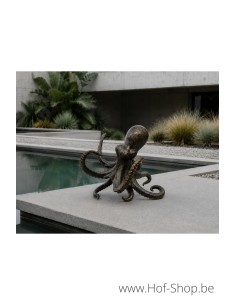 Octopus - bronzen beeld (B89051)