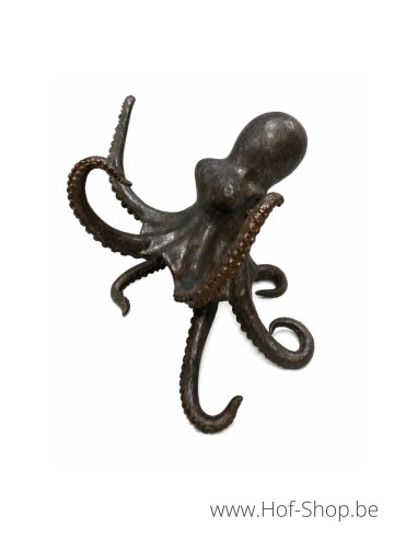Poulpe - statue en bronze (B89051)