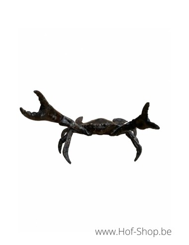 Crabe bleu L - statue en bronze (BS6305C)