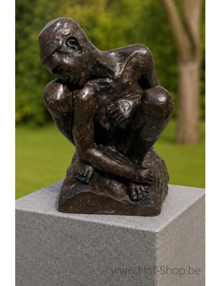 Dame moderne avec base 'Rodin' - statue en bronze (B55952M)
