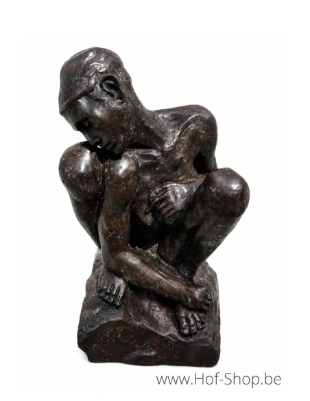 Dame moderne avec base 'Rodin' - statue en bronze (B55952M)
