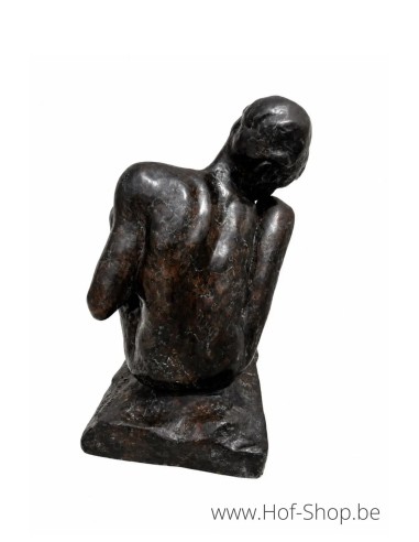 Dame moderne avec base 'Rodin' - statue en bronze (B55952M)