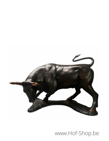 Grand taureau - statue en bronze (B47557)