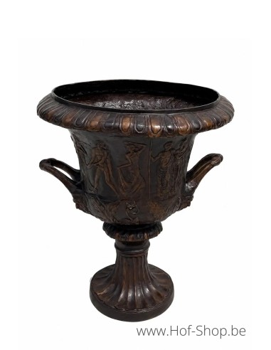 Vase - statue en bronze (B94370)