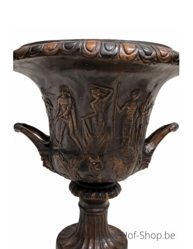 Vase - statue en bronze (B94370)