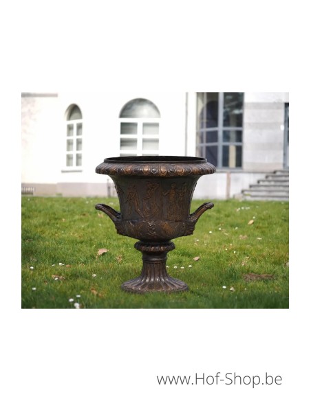 Vase - statue en bronze (B94370)