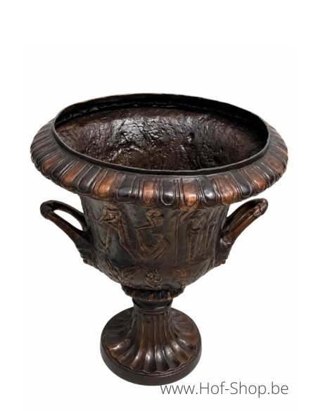 Vase - statue en bronze (B94370)