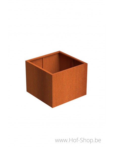 Andes 100 x 100 x 80 cm - Plantenbak in cortenstaal