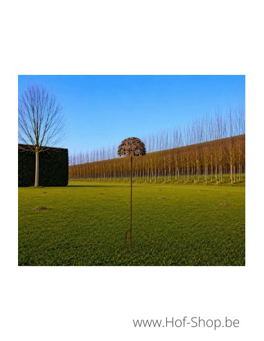 Tuinsteker bloem Small - metalen figuur in ecoroest (MD60019)