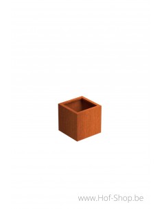 Carrez 50 x 50 x 50 cm - Jardinière Adezz en acier Corten