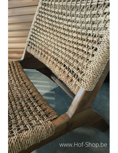 Modèle d'exposition Julia chair seagrass in walnut - chair Solace Living