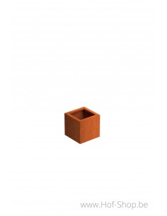 Carrez 40 x 40 x 40 cm - Jardinière Adezz en acier Corten