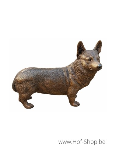 Corgi staand - bronzen beeld (BS1103)