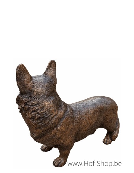 Corgi staand - bronzen beeld (BS1103)