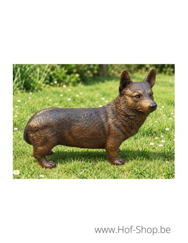 Corgi staand - bronzen beeld (BS1103)