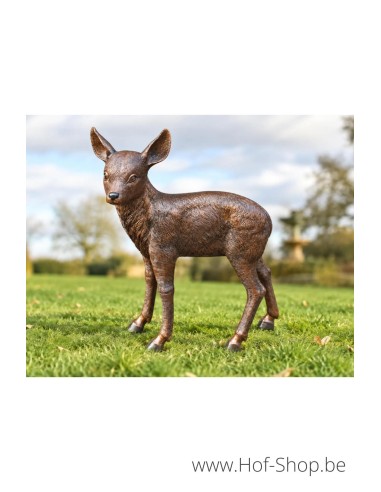 Faon - statue en bronze ( B482-1)