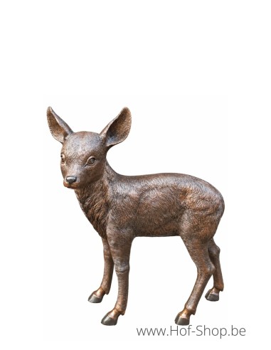 Faon - statue en bronze ( B482-1)