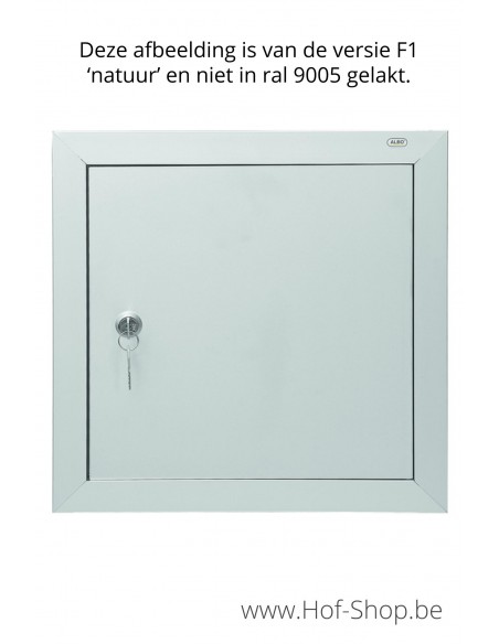 Brievenbusdeur type 529/2 - brievenkastdeur aluminium