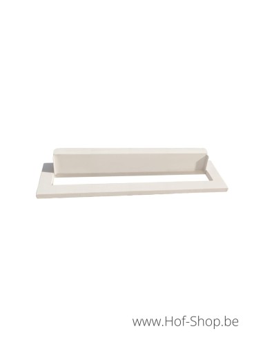 Brievenbusklep wit 31 x 8 cm - gegalvaniseerde brievenbusklep