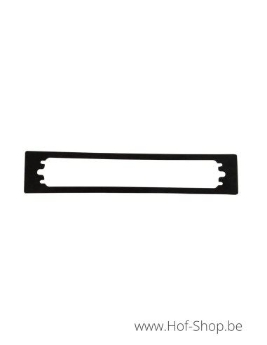 Volet de boîte aux lettres noir 31,7 x 6,5 cm  -  volet de boîte aux lettres en acier inoxydable