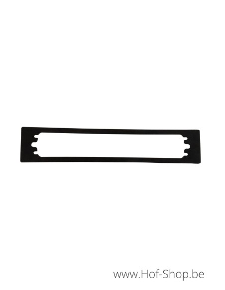 Volet de boîte aux lettres noir 31,7 x 6,5 cm  -  volet de boîte aux lettres en acier inoxydable