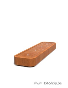 Watertafel Premium 400 x 100 x 40 cm - Watertafel Adezz cortenstaal
