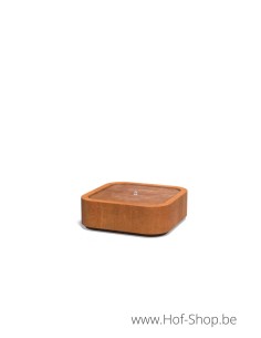 Table d'eau Premium 120 x  120 x 40 cm - Adezz Table d'eau en acier corten