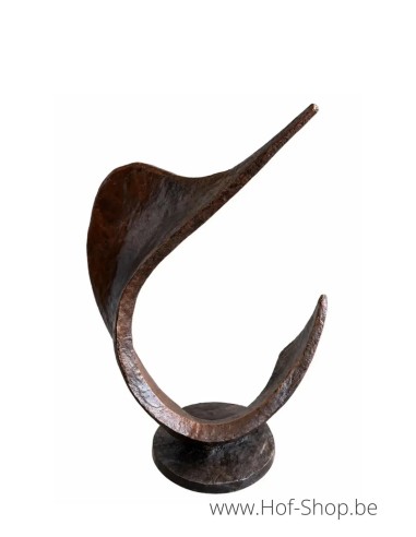 Moderne sculptuur - bronzen beeld (B91408)
