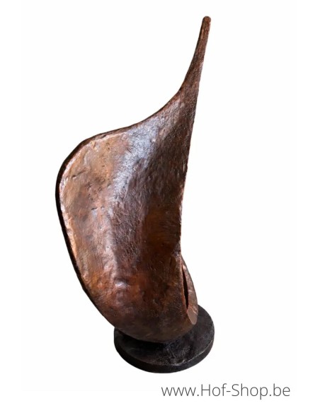 Moderne sculptuur - bronzen beeld (B91408)