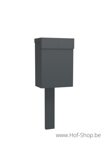 Topak sur un support en RAL 7016 - ONZO boîte à colis aluminium