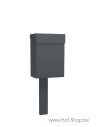 Topak met voet in RAL 7016 - ONZO pakketbus aluminium