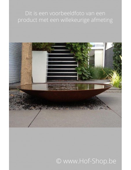 Waterschaal - cortenstaal