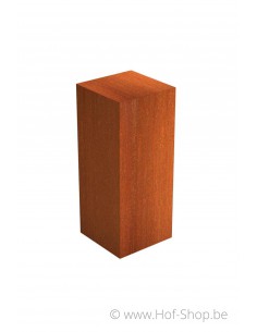 Socle 50 x 50 x 120 - socle en acier corten