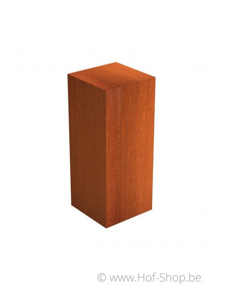 Sokkel Pedestal 50x50x120 - zuil in cortenstaal