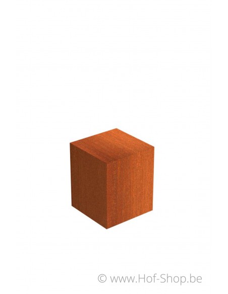 Sokkel Pedestal 50x50x60 - zuil in cortenstaal