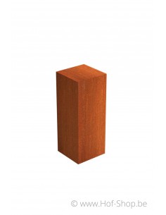 Socle 40 x 40 x 100 - socle en acier corten