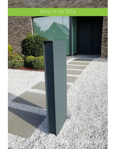 Fenix RAL 9005 - Boîte aux lettres Albo aluminium