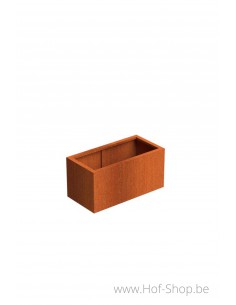 Carrez 100 x 50 x 50 cm - Jardinière Adezz en acier Corten