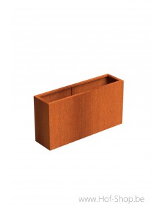 Carrez 150 x 40 x 80 cm - Jardinière Adezz en acier Corten