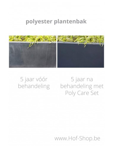 Carrez 150 x 25 x 80 cm - Adezz Plantenbak in polyester