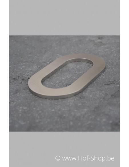 OUTLET Numéro 0 en inox (12 cm de haut) - Numéro de maison Adezz